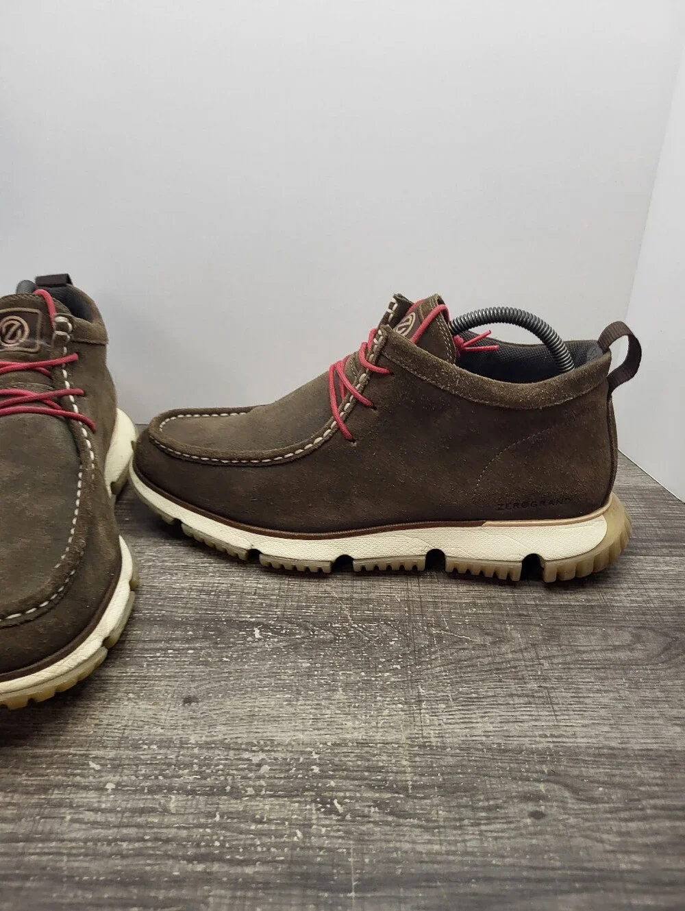 Cole Haan 4.Zerogrand Premium Mens Leather City Chukka Boots Brown Mens Sz 10